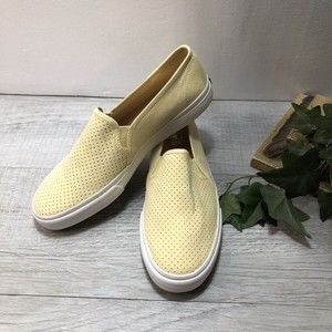 Keds Dream Foam Slip On Shoes Women Size 9 Yellow Flats Casual